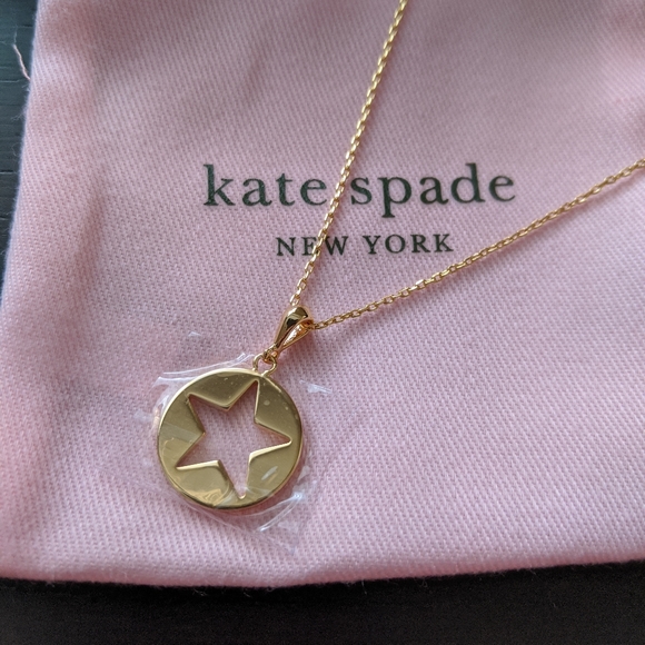 *NWT* Kate Spade gold star necklace - Picture 3 of 4